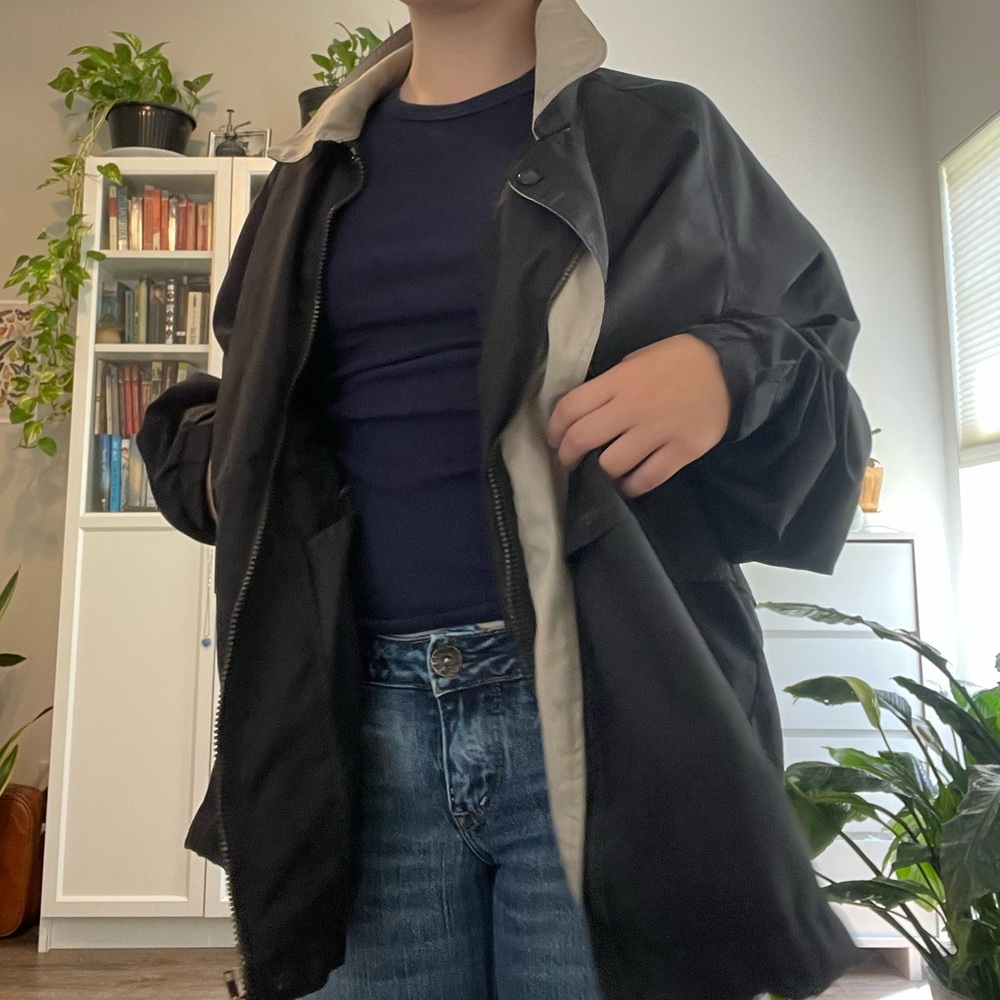 weatherproof black & cream outerwear